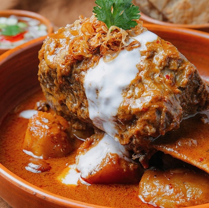 Beef Cheek Massaman Roti